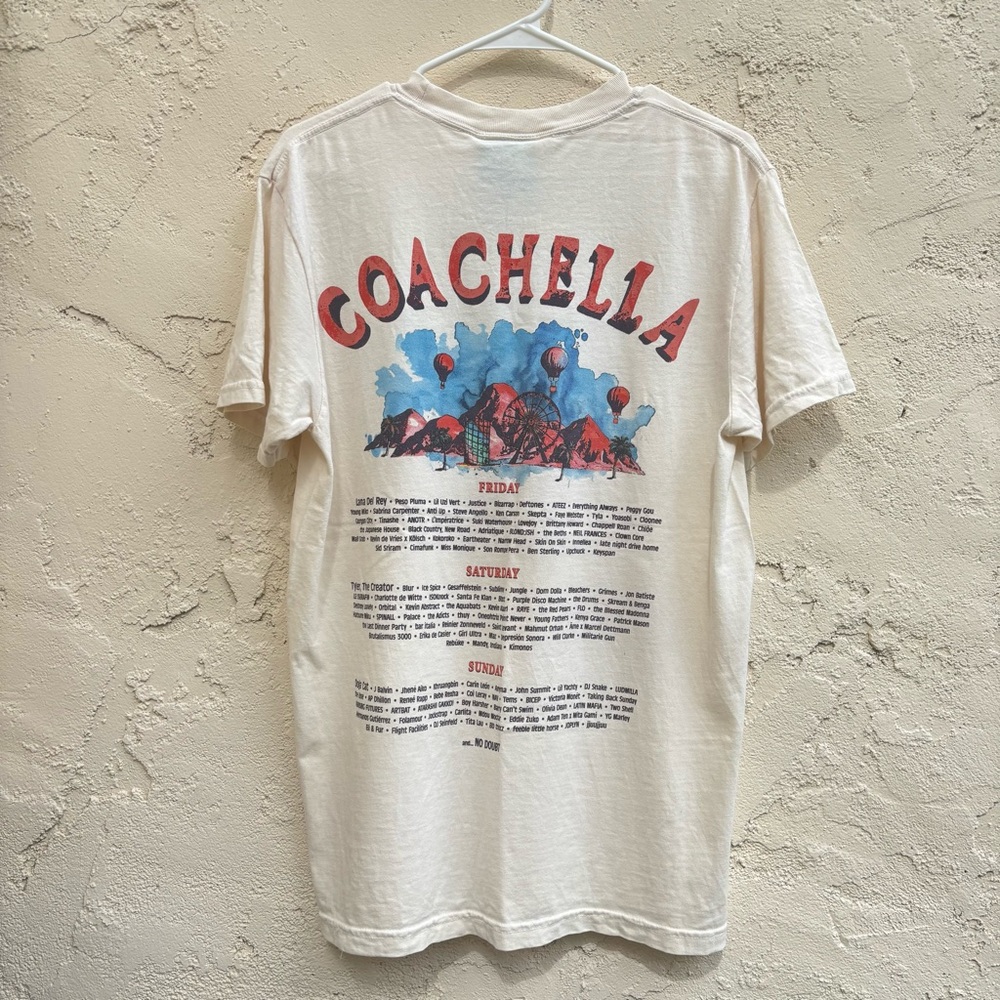 Coachella Cream Short Sleeve Tee - Picture 3 of 7